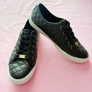 G by Guess Black Quilted Sneakers
